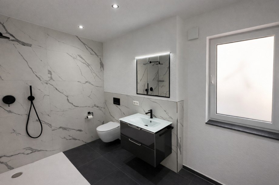 Badezimmer Etagenwohnung Neckarbischofsheim