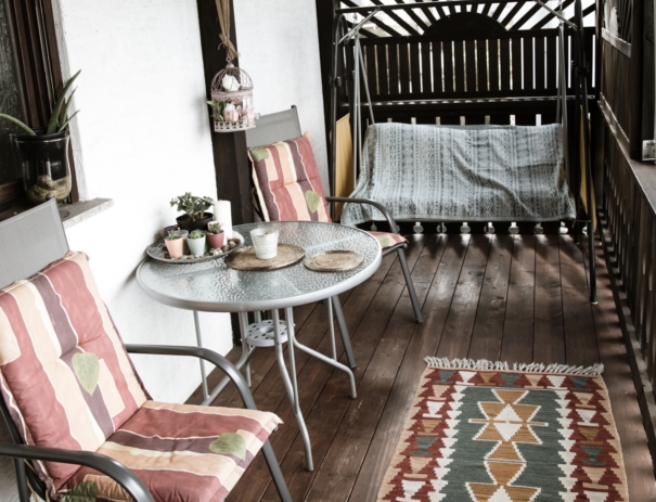 Balkon Erdgeschosswohnung Sinsheim