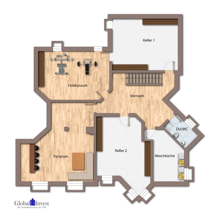 Untergeschoss Einfamilienhaus Oberhausen-Rheinhausen / Oberhausen