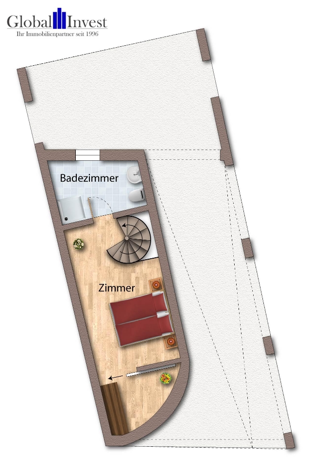 Wohnung 2 Erdgeschoss Mehrfamilienhaus �stringen