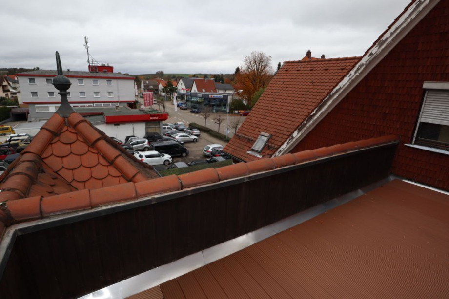 Balkon Dachgeschoss Maisonettewohnung Sinsheim