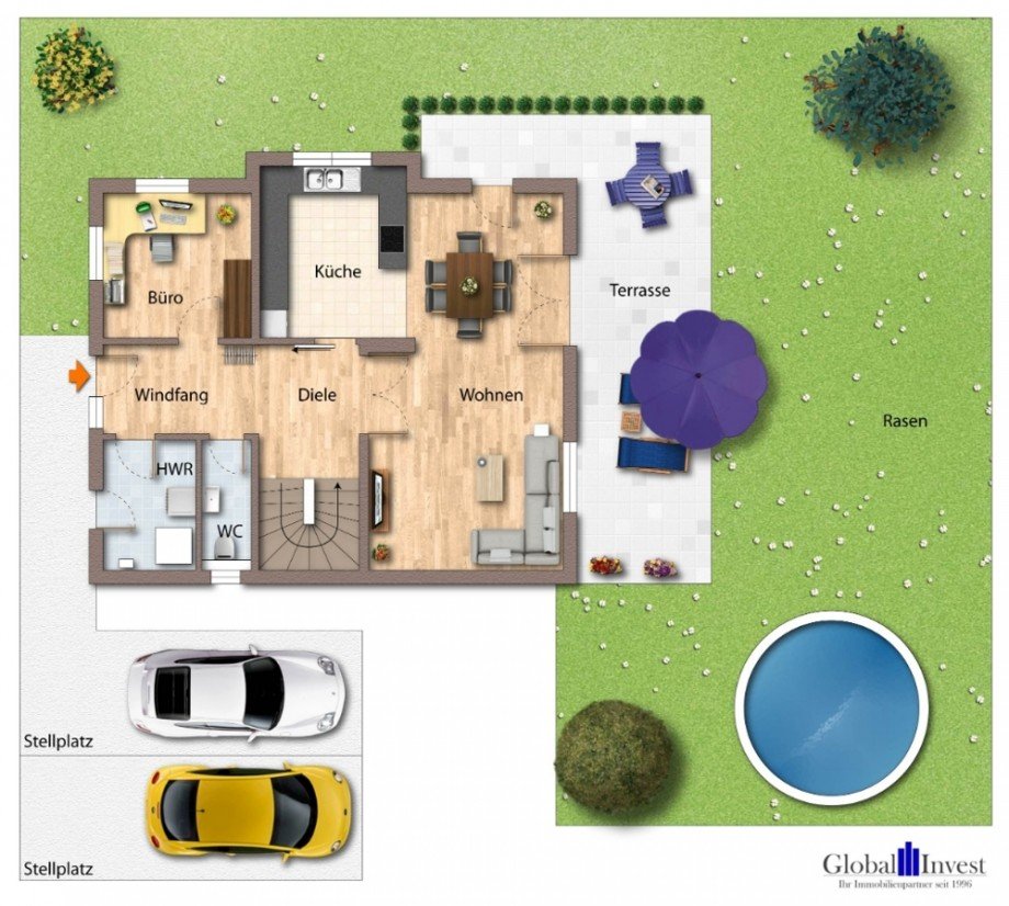 Erdgeschoss Einfamilienhaus Sinsheim / Waldangelloch