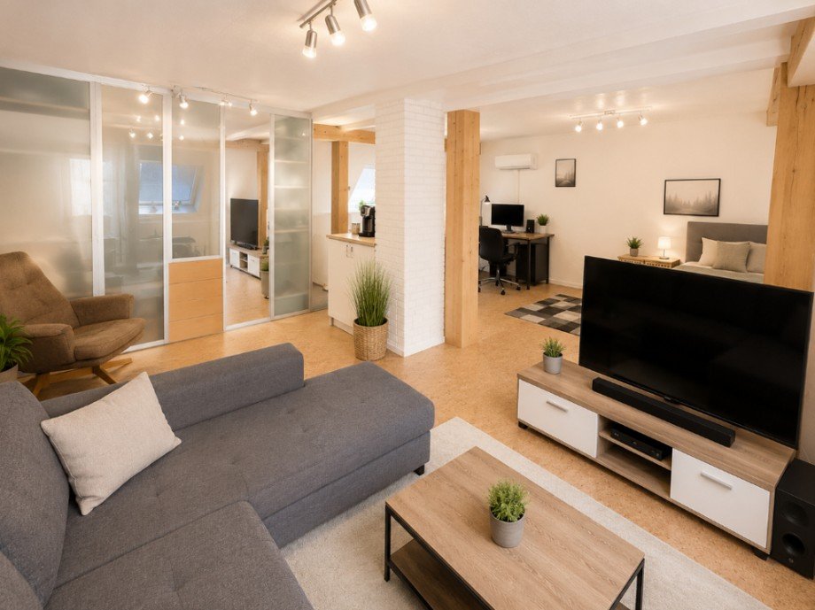 Schlafzimmer DG Einfamilienhaus Sinsheim / Waldangelloch