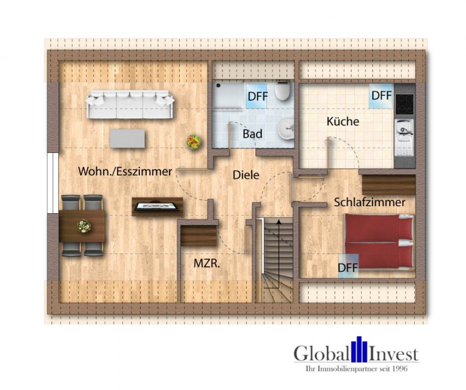 Dachgeschoss Mehrfamilienhaus Sinsheim
