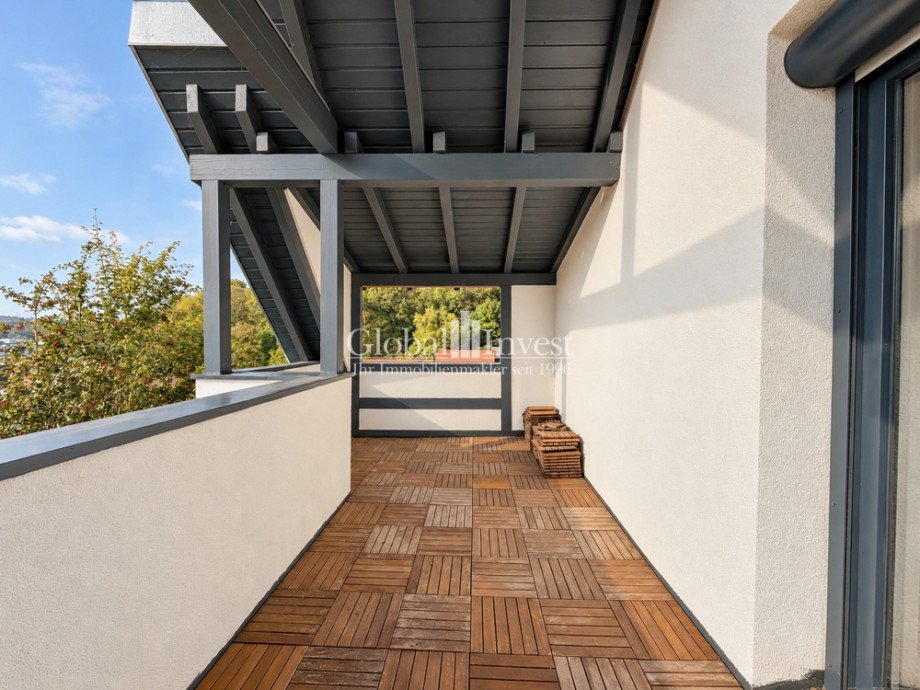 �berdachter Balkon Einfamilienhaus Sinsheim / Hilsbach