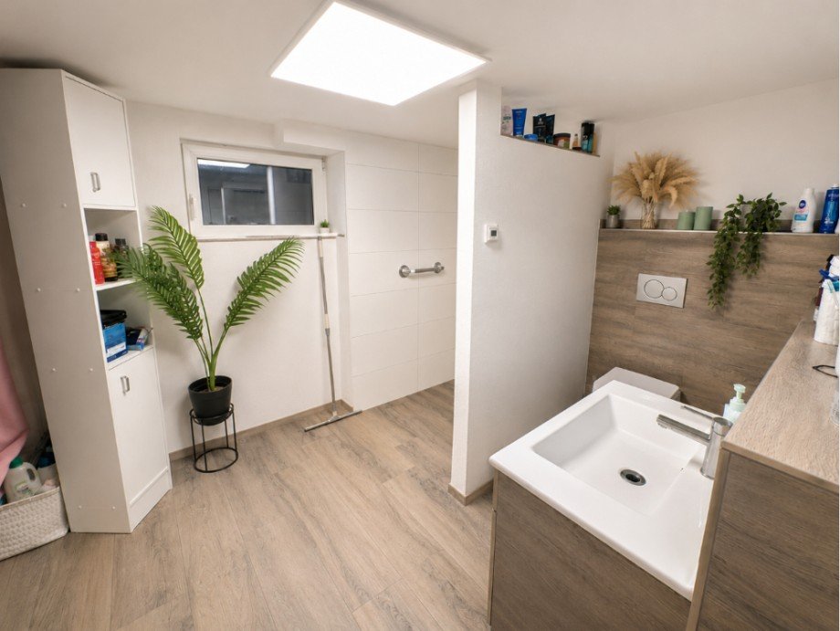 Badezimmer Untergeschoss Einfamilienhaus Aglasterhausen / Michelbach