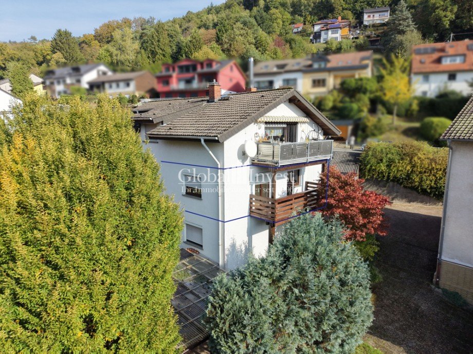 Luftaufnahme Etagenwohnung Heidelberg / Ziegelhausen