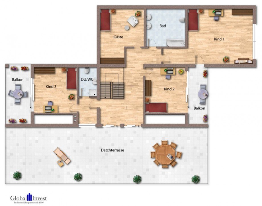 Dachgeschoss Villa �stringen