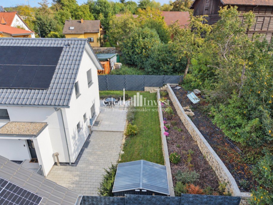 Luftaufnahme Einfamilienhaus Sinsheim / Adersbach