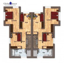Grundriss Obergeschoss.png GLOBAL INVEST SINSHEIM | Gro�e, moderne Neubau-Doppelhaush�lfte KfW 55 Effizienzhaus in Zeutern