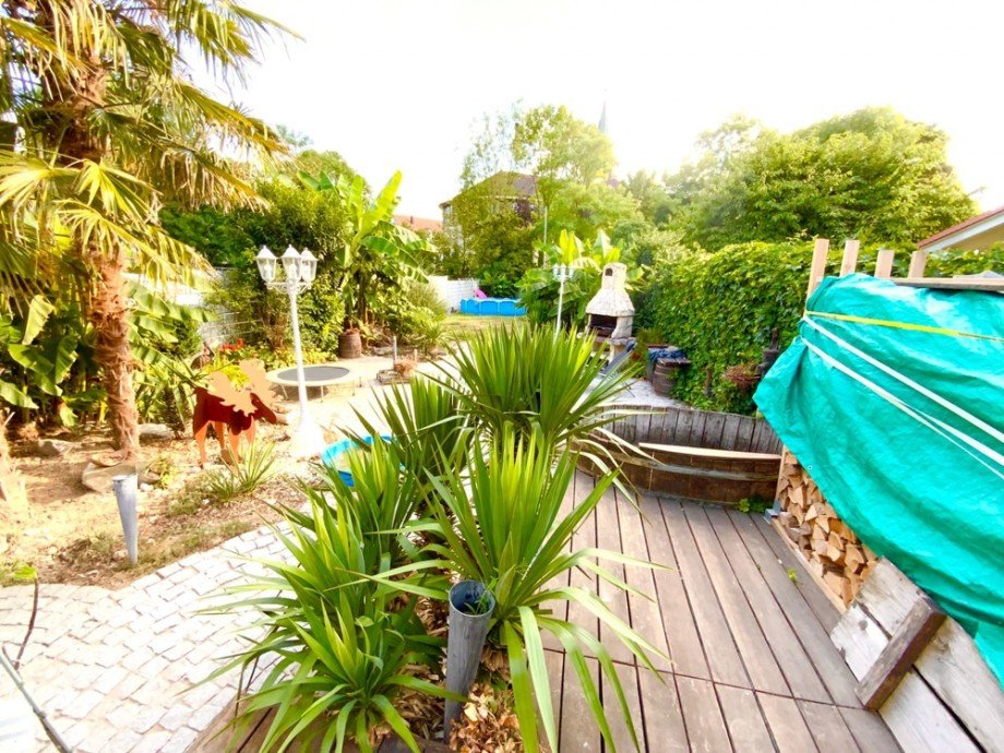 Garten Doppelhaush�lfte Dielheim