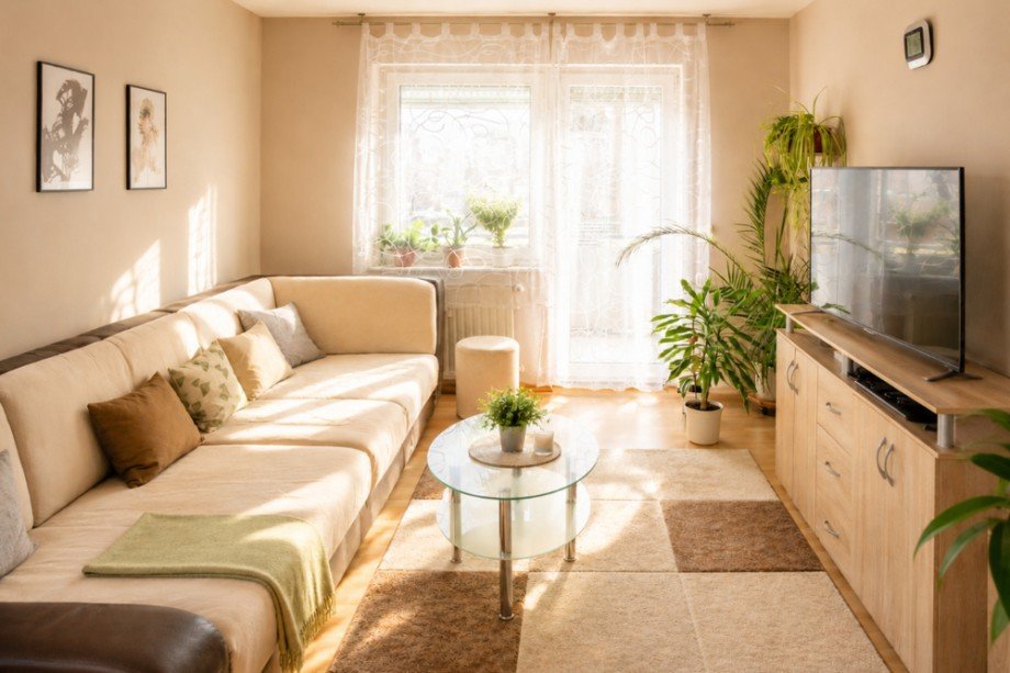 Wohnzimmer Erdgeschosswohnung Oberderdingen