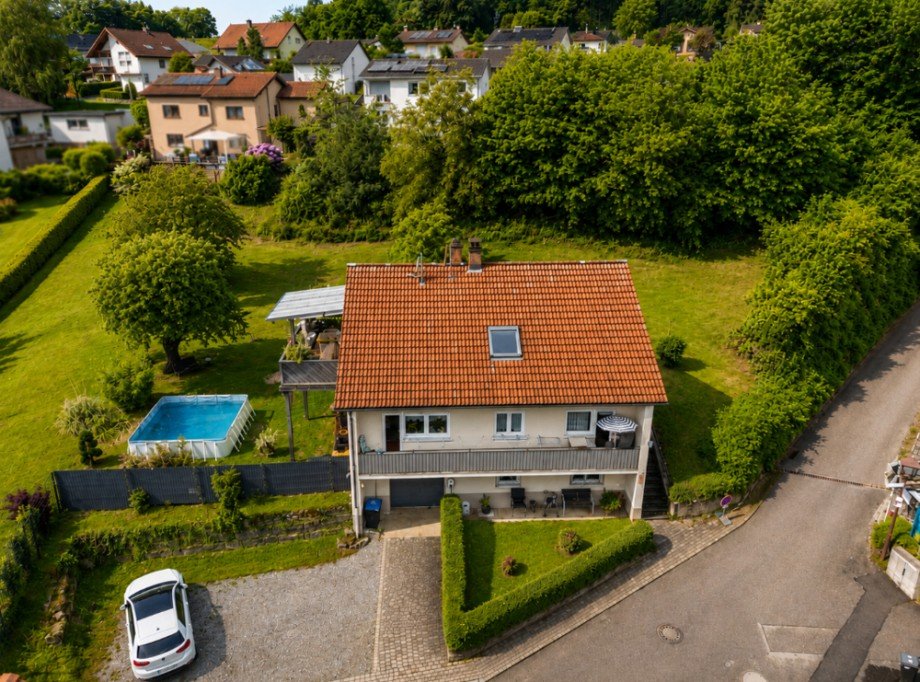 Luftaufnahme Einfamilienhaus Aglasterhausen / Michelbach