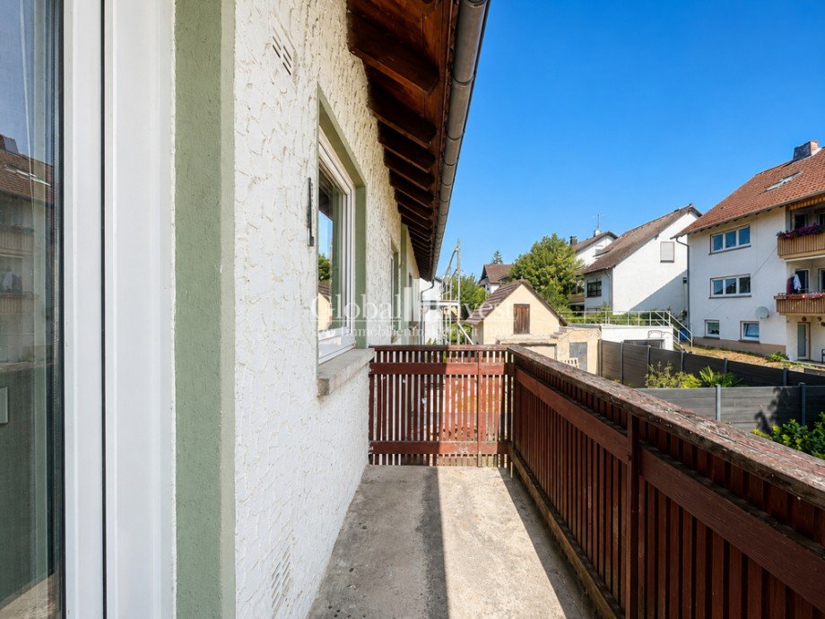 Balkon Doppelhaush�lfte Sinsheim