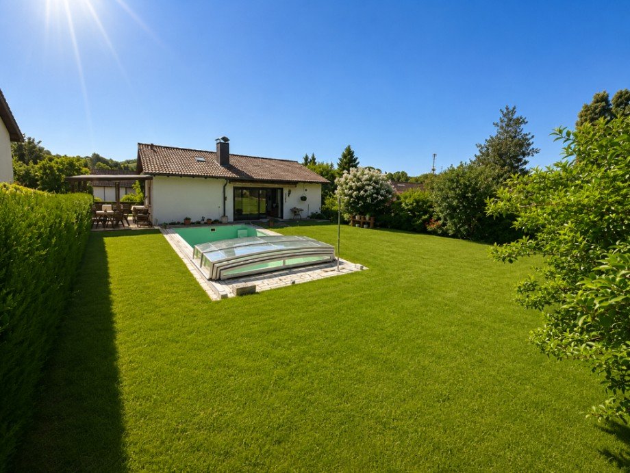 R�ckansicht Einfamilienhaus Sinsheim / Eschelbach