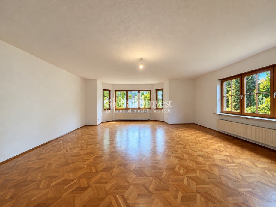 Wohnzimmer mit Erker Einfamilienhaus Mauer