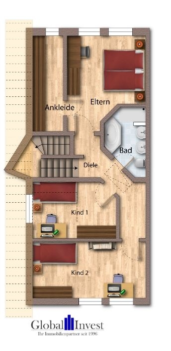 2.OG / DG/ Schlafen/Kinderz..png Doppelhaush�lfte Neckargem�nd