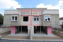 Bautenstand.png GLOBAL INVEST SINSHEIM | Gro�e, moderne Neubau-Doppelhaush�lfte KfW 55 Effizienzhaus in Zeutern