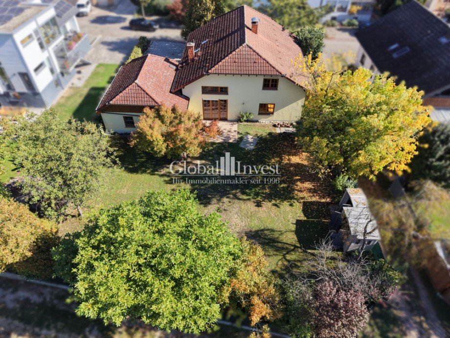 DrohnenaufnahmeKopie Einfamilienhaus Mauer