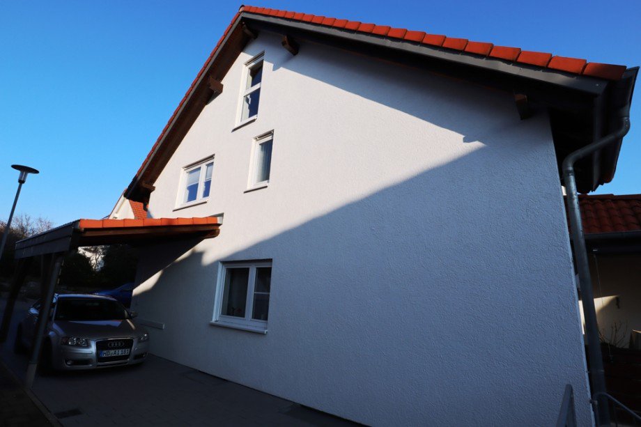 Seitenansicht Doppelhaush�lfte Sinsheim