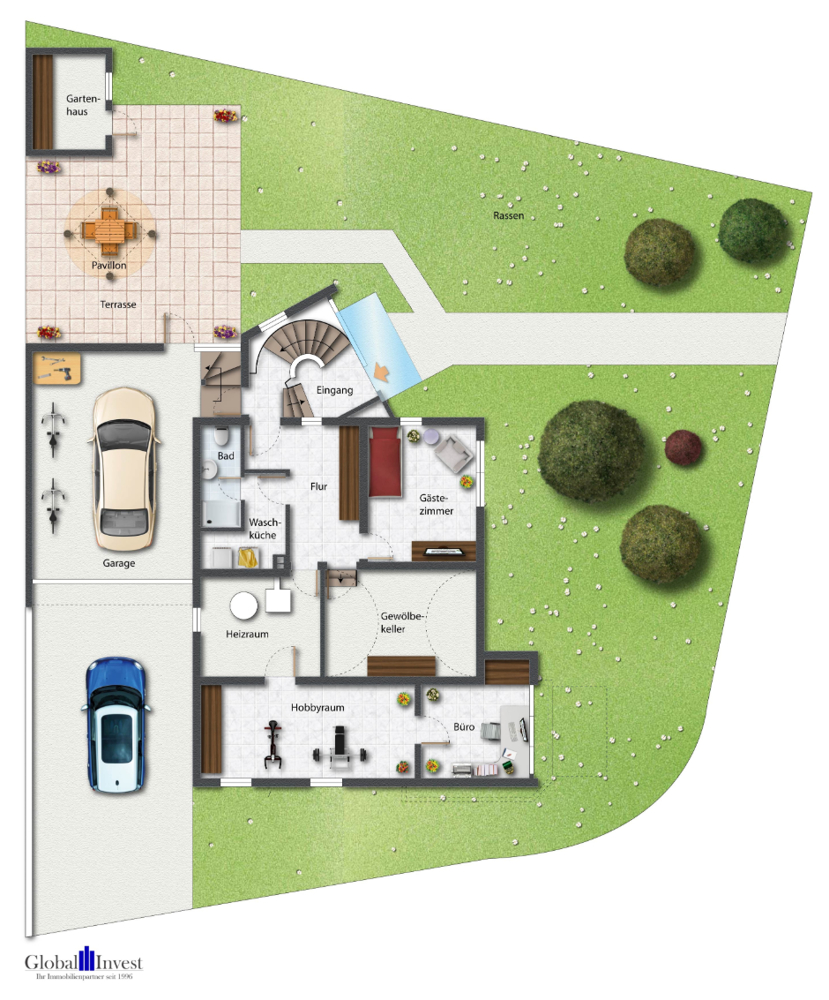 Untergeschoss Einfamilienhaus Flein