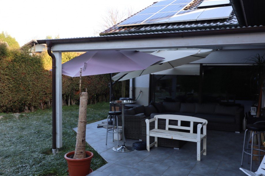 �berdachte Terrasse Einfamilienhaus Sinsheim