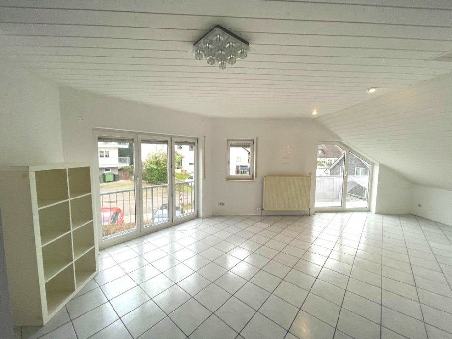 Wohnzimmer Dachgeschosswohnung Angelbachtal / Michelfeld