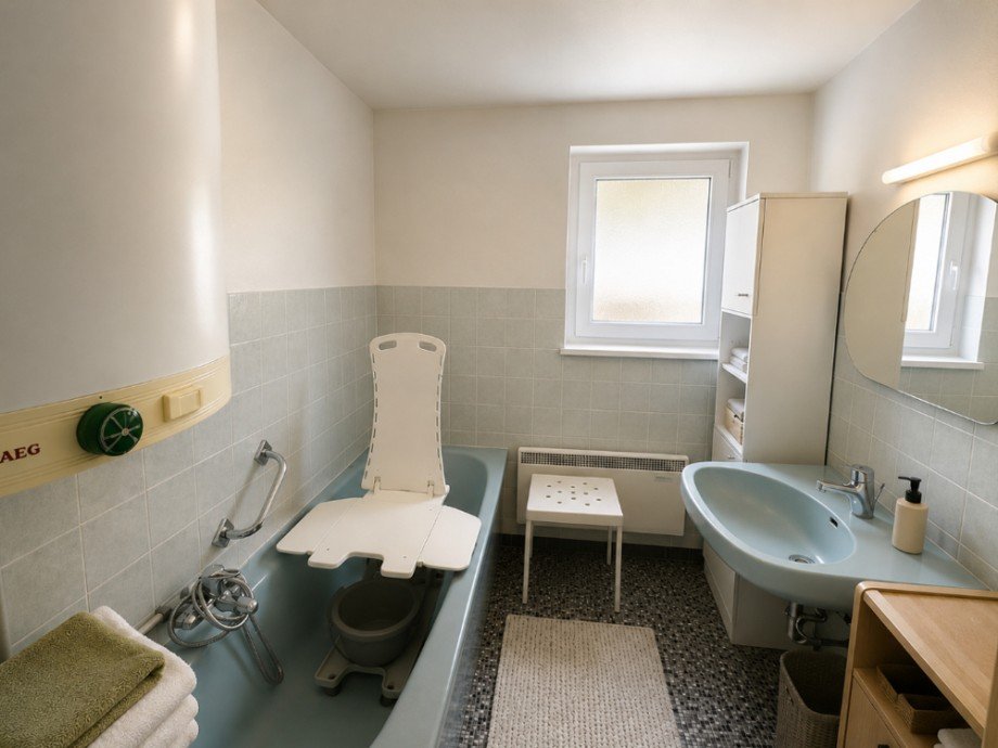 Badezimmer EG Einfamilienhaus Aglasterhausen / Michelbach