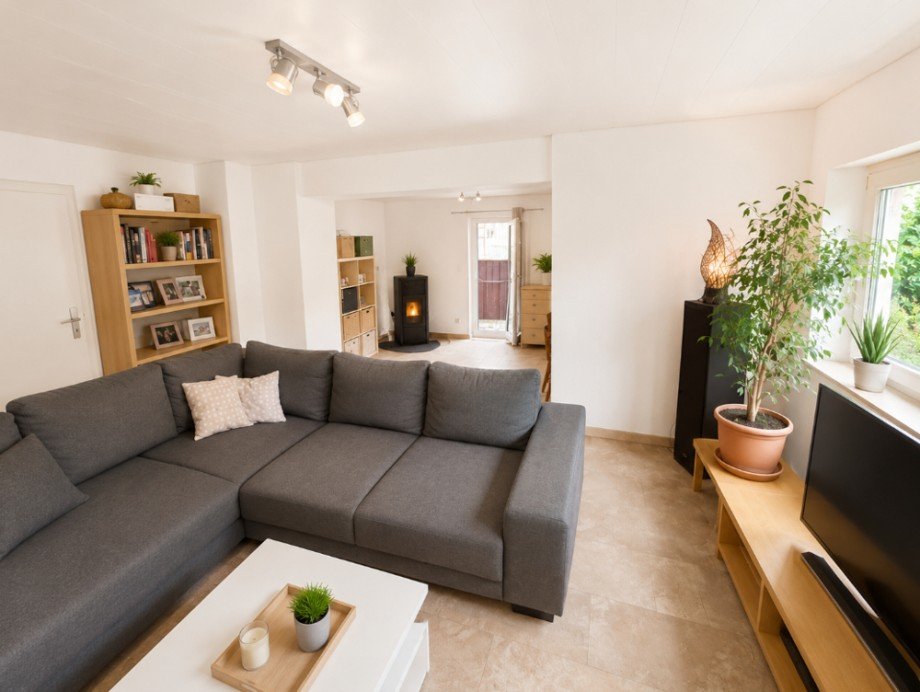 Wohnzimmer ELW Einfamilienhaus Sinsheim / Waldangelloch