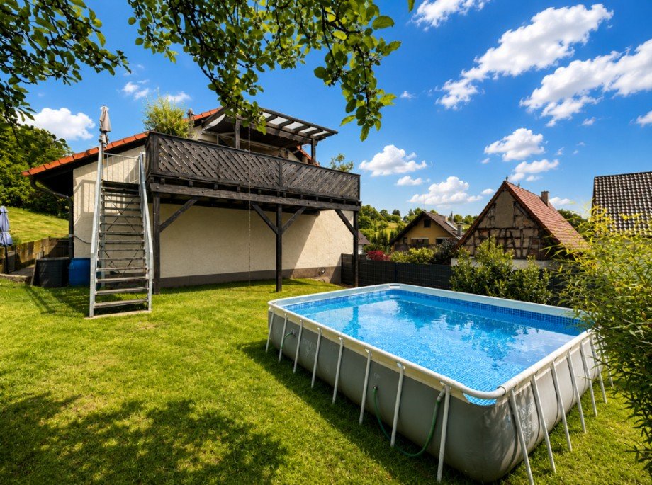 Seitenansicht Einfamilienhaus Aglasterhausen / Michelbach