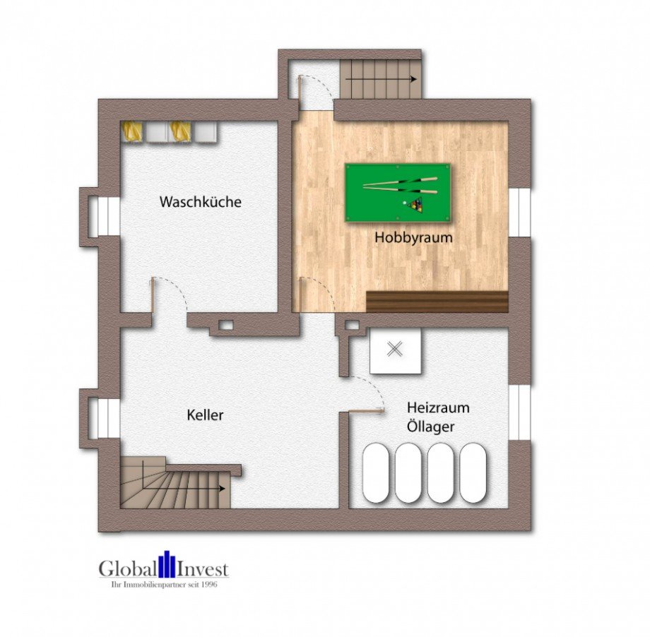 Untergeschoss Stadthaus Neckarzimmern