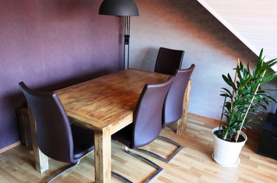 Wohnzimmer Dachgeschosswohnung Sinsheim
