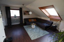 Wohnzimmer GLOBAL INVEST SINSHEIM | Sch�ne 3-Zimmer-Dachgeschosswohnung in Rohrbach zu vermieten