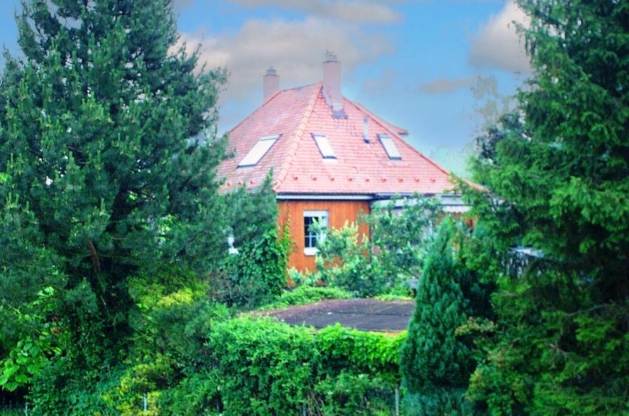 R�ckansicht Einfamilienhaus Heilbronn / Frankenbach