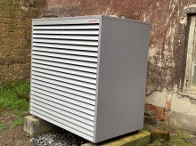 W�rmepumpe au�en GLOBAL INVEST SINSHEIM | Tolles, renoviertes Einfamilienhaus mit gro�em Garten