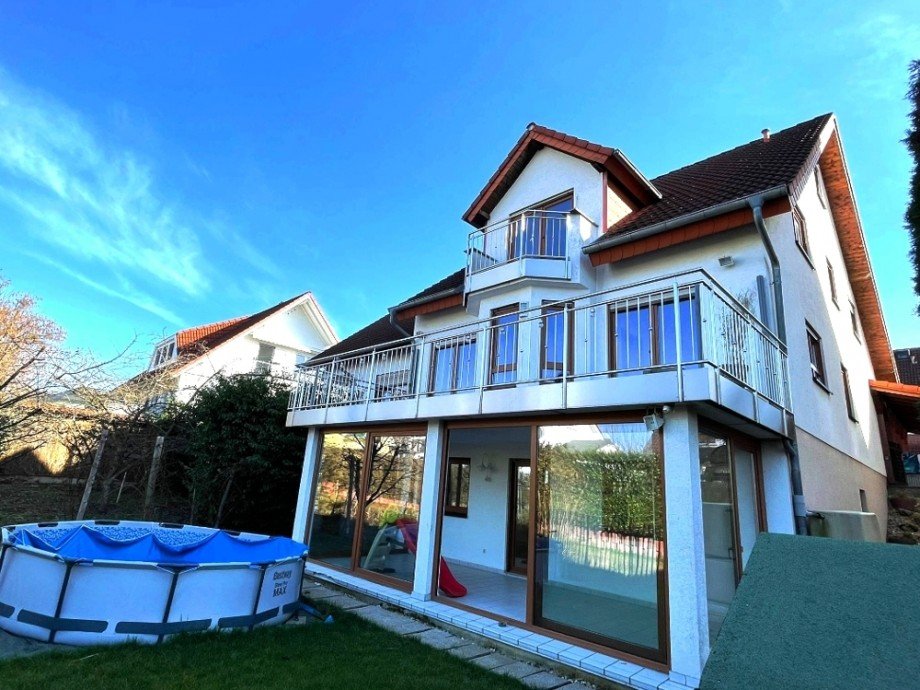 Gartenansicht Doppelhaush�lfte Neckarbischofsheim