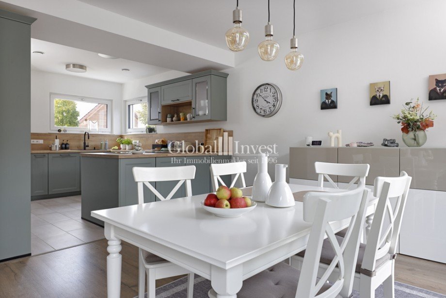 Esszimmer/K�che Einfamilienhaus Sinsheim / Adersbach