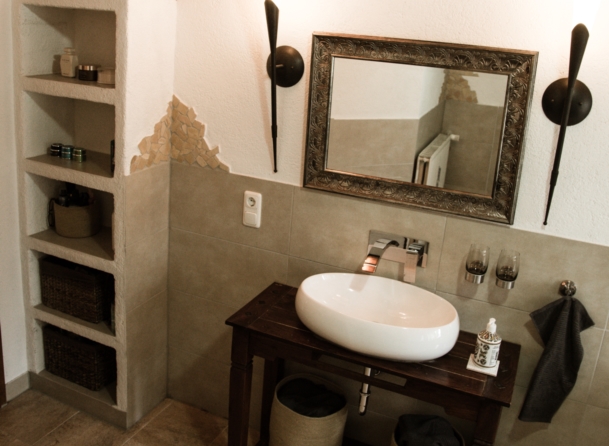 Badezimmer Erdgeschosswohnung Sinsheim