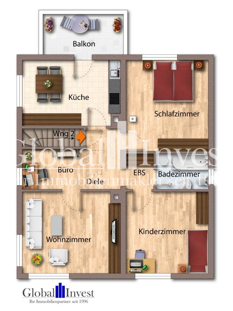 Obergeschoss Zweifamilienhaus Stutensee / Friedrichstal
