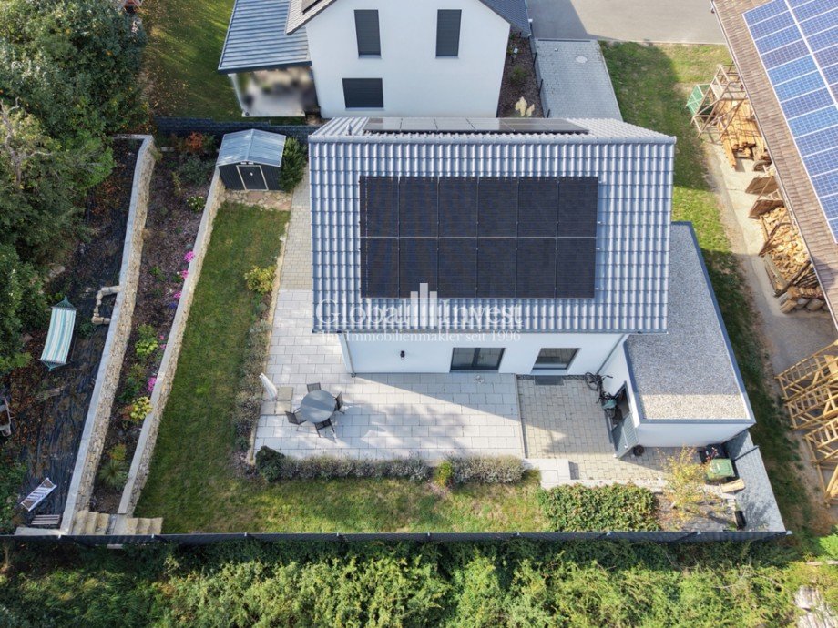 Luftaufnahme Einfamilienhaus Sinsheim / Adersbach