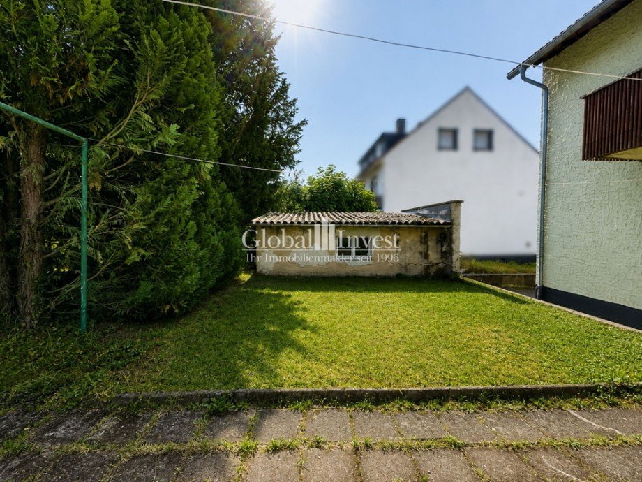 Garten Doppelhaush�lfte Sinsheim