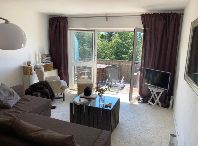 Wohnzimmer Sinsheim Dachgeschosswohnung GLOBAL INVEST SINSHEIM | Tolle 2-Zimmer-Wohnung in Rohrbach