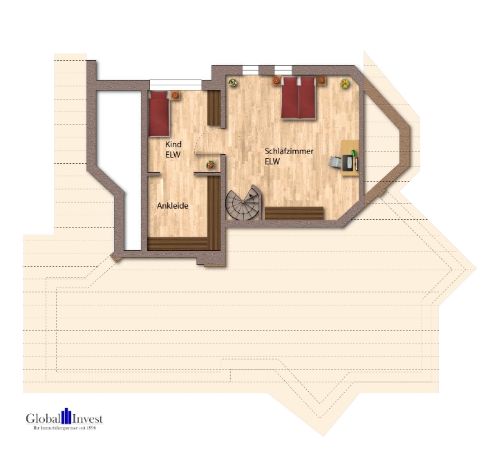Dachgeschoss Einfamilienhaus Oberhausen-Rheinhausen / Oberhausen
