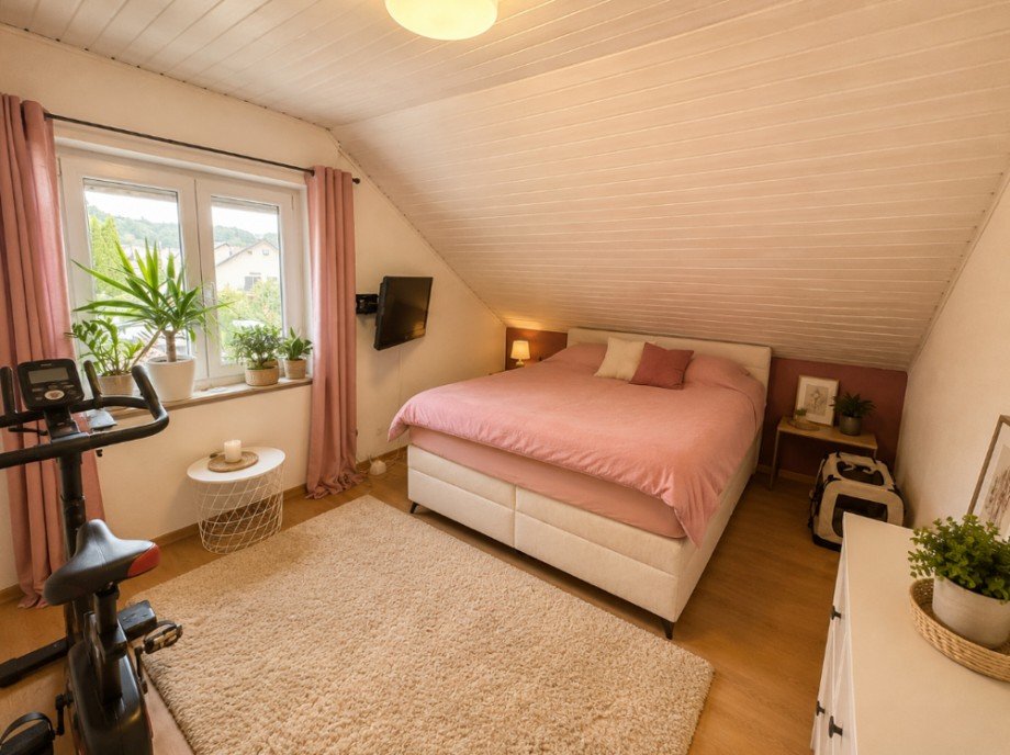 Schlafzimmer DG Einfamilienhaus Aglasterhausen / Michelbach