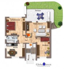 Erdgeschoss GLOBAL INVEST SINSHEIM | Tolles Ein- oder Zweifamilienhaus mit gro�em Garten und tollem Fernblick in Neckarelz