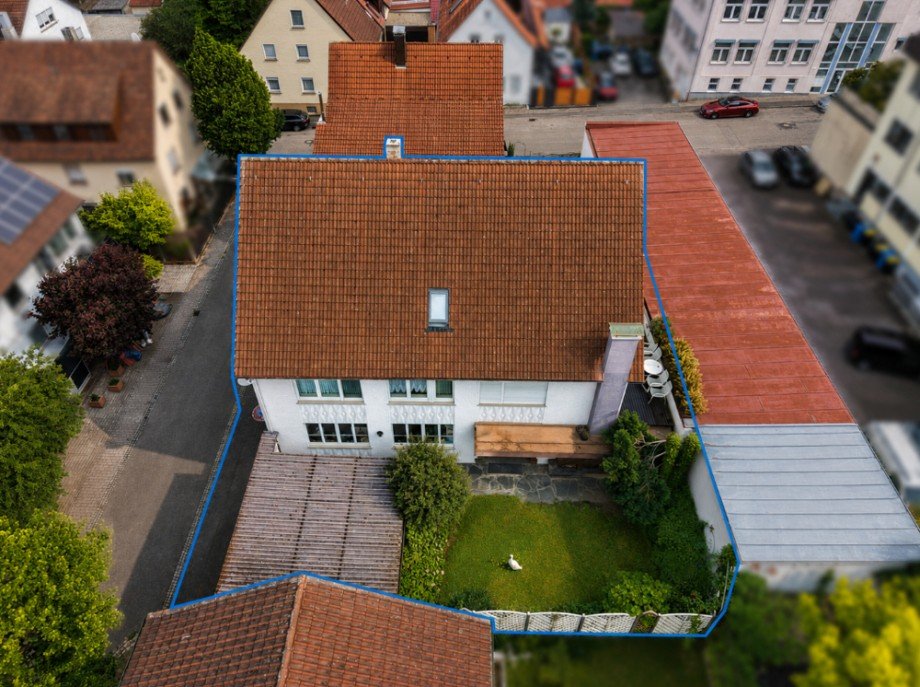 Seitenansicht Mehrfamilienhaus Lauffen am Neckar