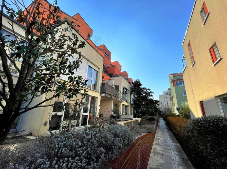 Gartenansicht Etagenwohnung Heidelberg / Rohrbach