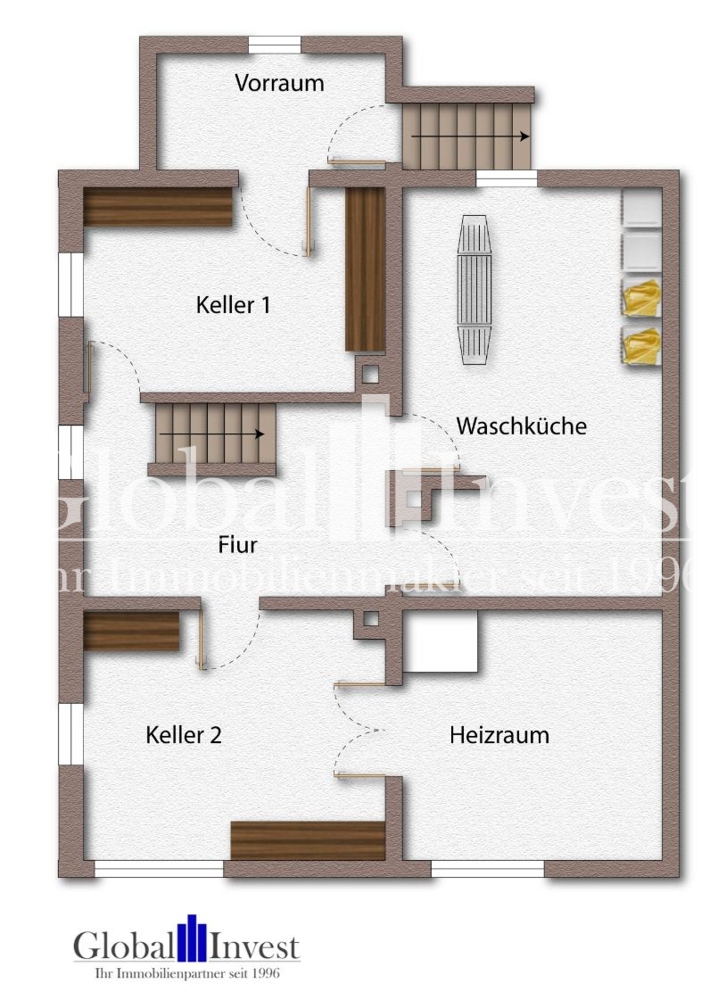 Untergeschoss Zweifamilienhaus Stutensee / Friedrichstal