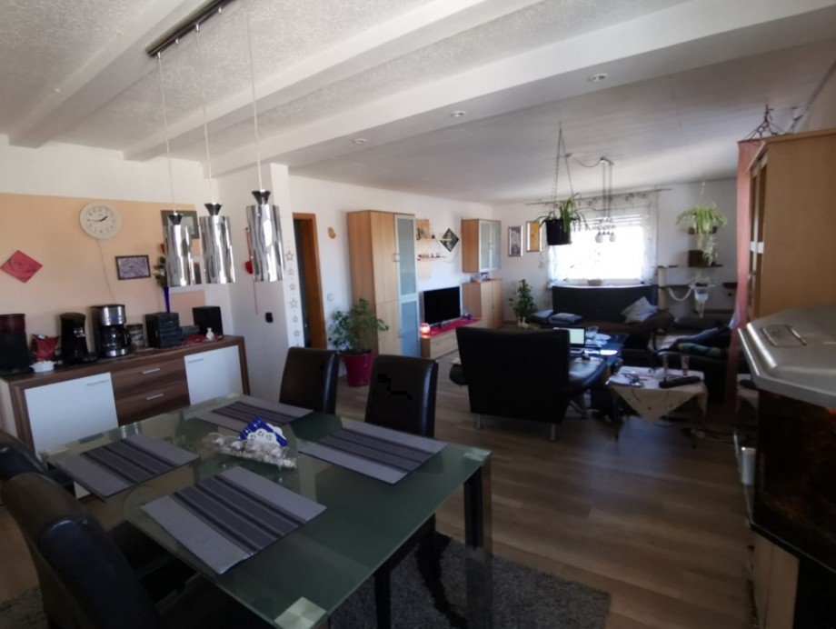 Wohnzimmer EG Mehrfamilienhaus H�pfingen