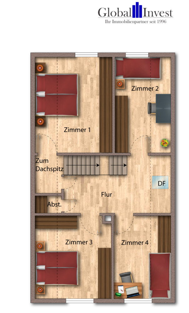 Dachgeschoss Einfamilienhaus Lobbach / Waldwimmersbach